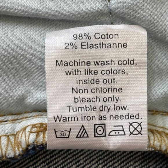 J. CREW Indigo Denim Frayed Hem Jean Shorts - Size 24 - Picture 6 of 6